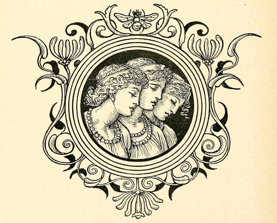 Tailpiece with Female Figures