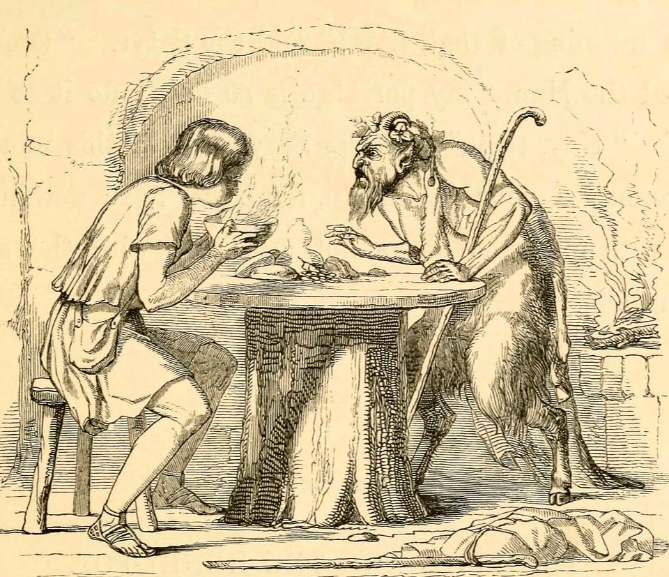 Man and Satyr