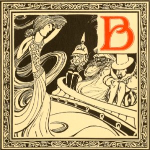 B for Bernhardt. Free illustration for personal and commercial use.