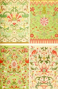 Four Chinese Floriated Ornaments