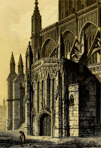 St Mary Redcliffe—South Porch. Free illustration for personal and commercial use.