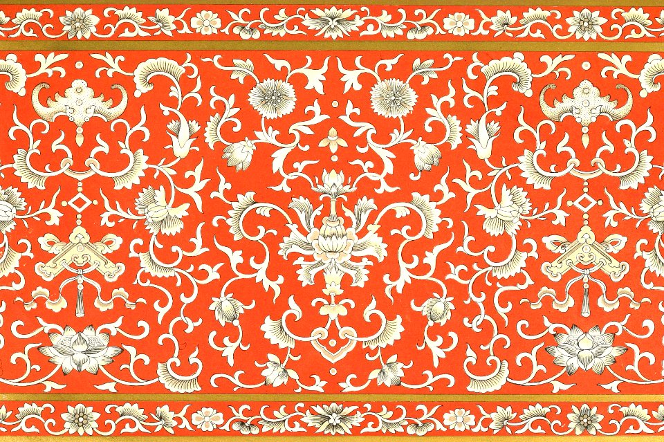 Vase Decoration in Red