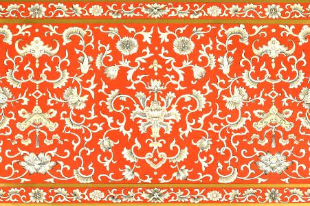 Vase Decoration in Red