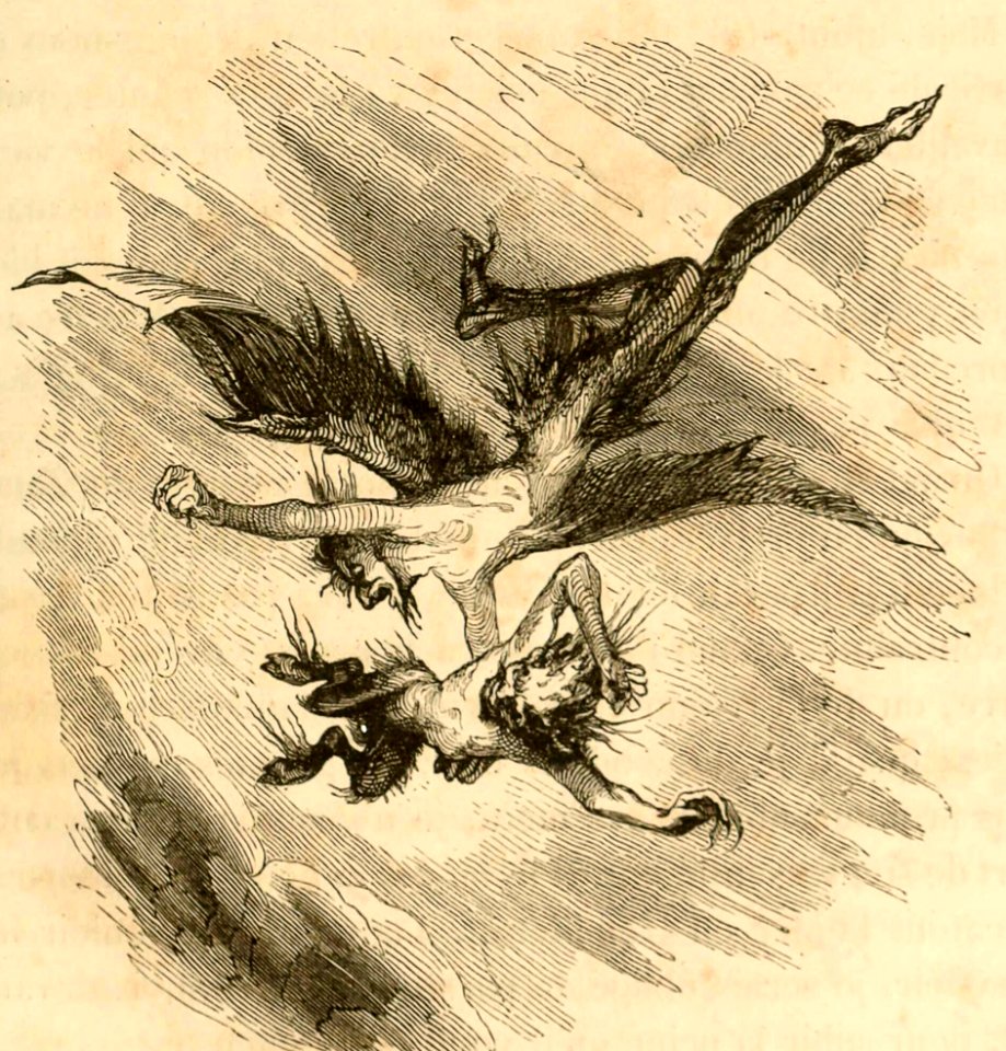 Devils Fighting