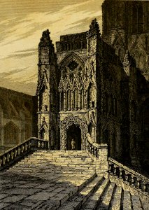 St Mary Redcliffe—North Porch. Free illustration for personal and commercial use.