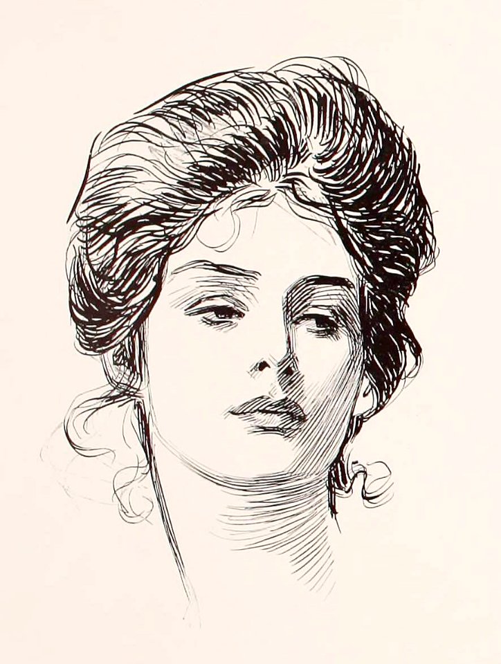 Gibson Girl Portrait