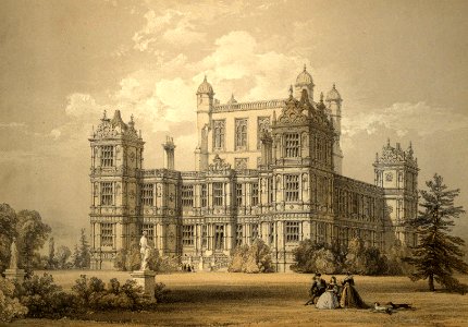 Wollaton Hall. Free illustration for personal and commercial use.