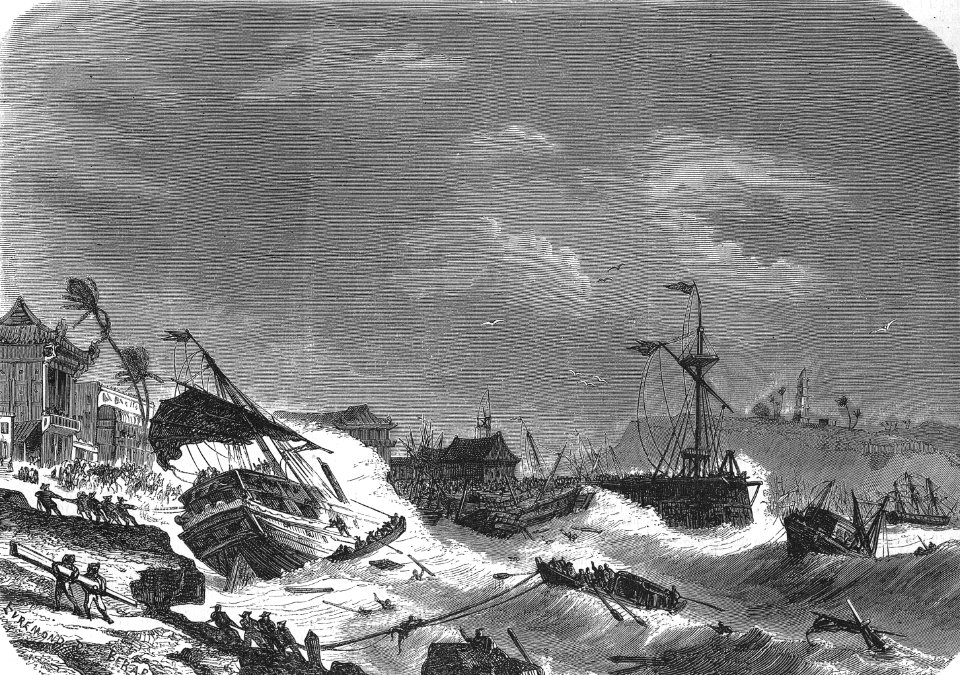 Typhoon in Macao