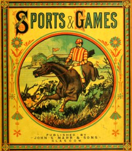 British Sports & Games—Cover. Free illustration for personal and commercial use.