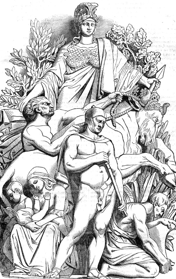 Peace, Statuary Group by A. Etex