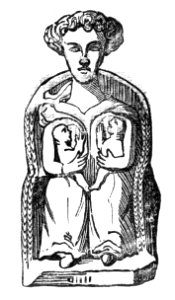 Gallo-Roman Statuette of Latona. Free illustration for personal and commercial use.