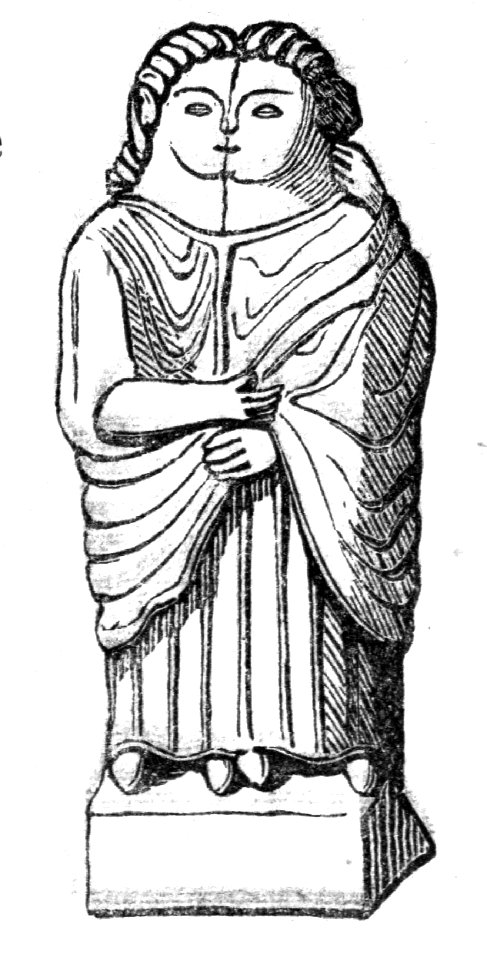Gallo-Roman Statuette of a Kissing Couple