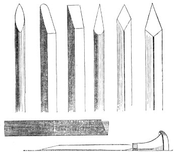 Wood Engraving Tools. Free illustration for personal and commercial use.