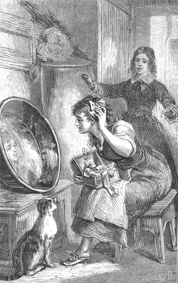 Girl Doing her Hair