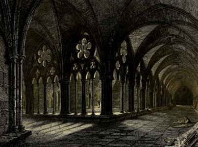 Salisbury Cathedral—the Cloister