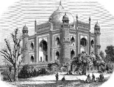 Safdarjung’s Tomb. Free illustration for personal and commercial use.