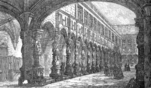 Interior Square of the Law Court Building, Liege
