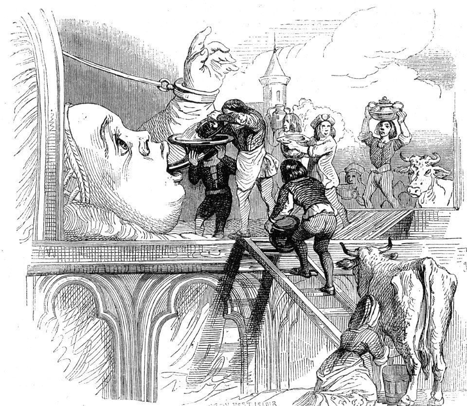 Gargantua in His Cradle