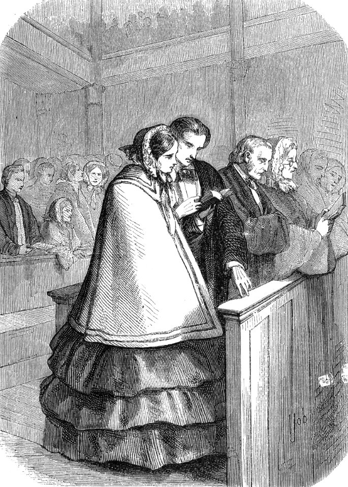 At the Religious Service
