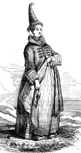 Icelandic Woman in Traditional Dress