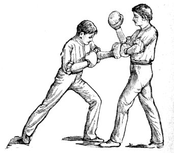 Boxing: Strike and Parry (2). Free illustration for personal and commercial use.