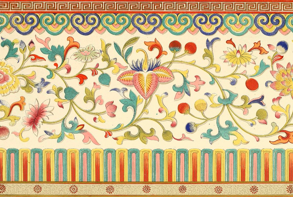 Floriated Decoration with Borders