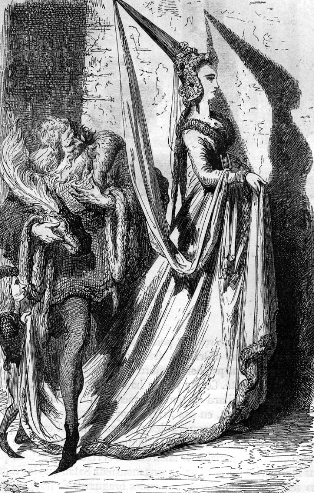Lady Wearing a Hennin