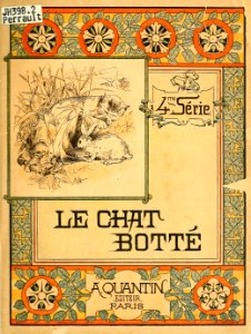 Le chat botté—Cover. Free illustration for personal and commercial use.