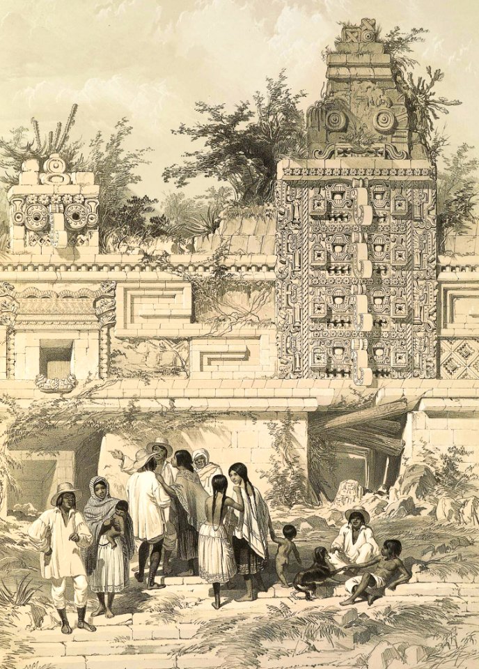 Portion of the Nunnery Quadrangle, Uxmal