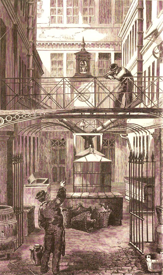 Courtyard at the Christofle Factory