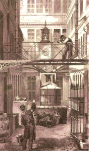 Courtyard at the Christofle Factory