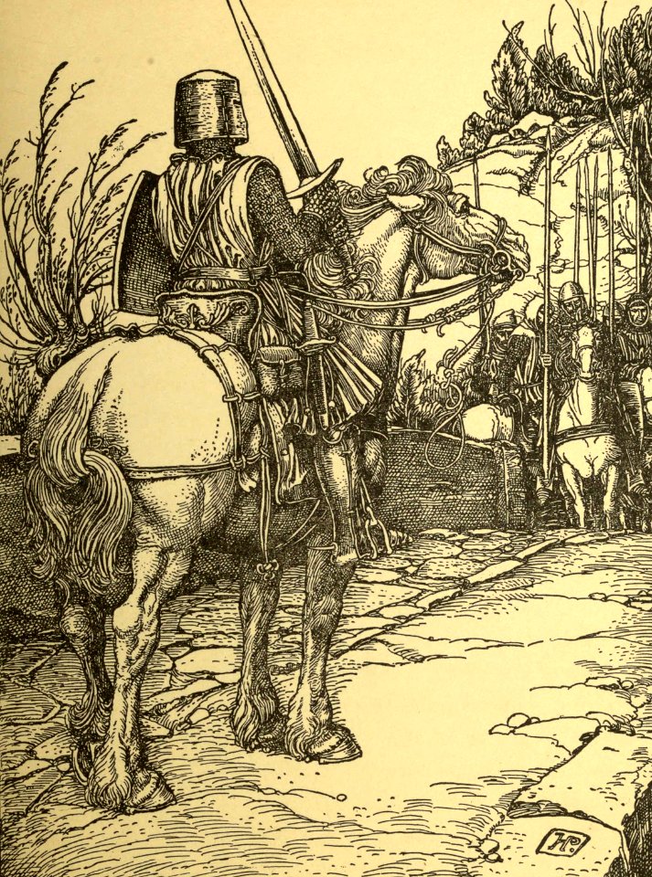 Motionless, Steel-Clad Figure