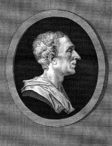 Montesquieu. Free illustration for personal and commercial use.