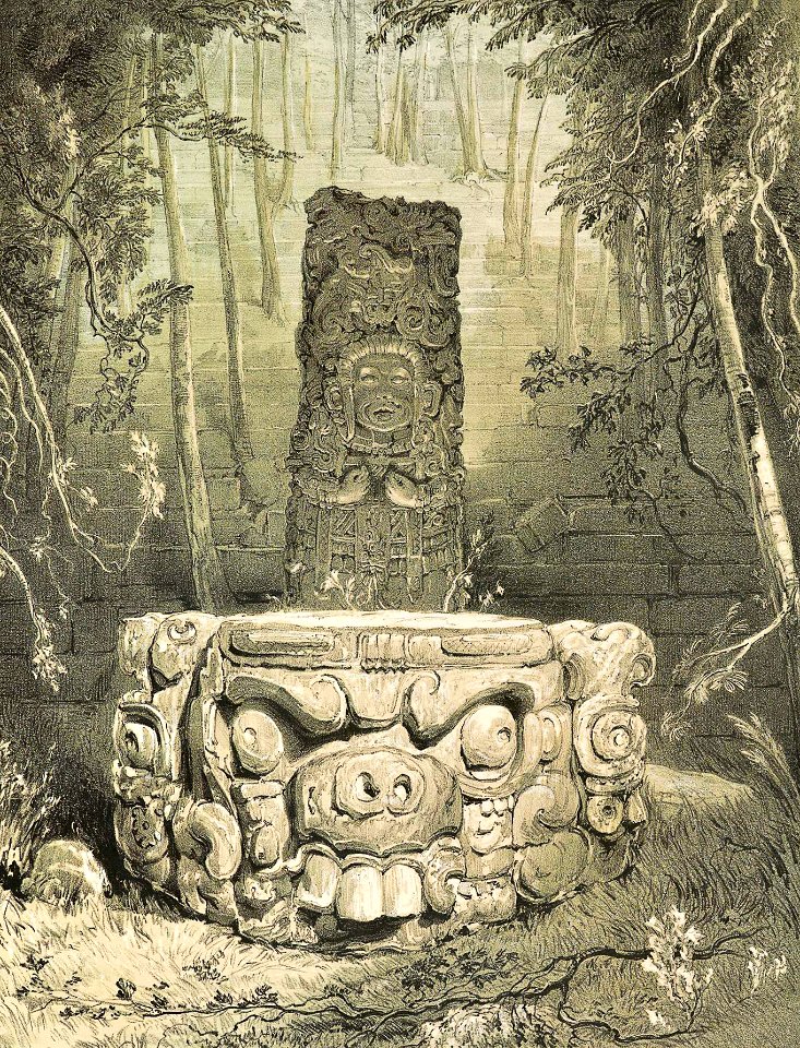 Idol and Altar at Copan