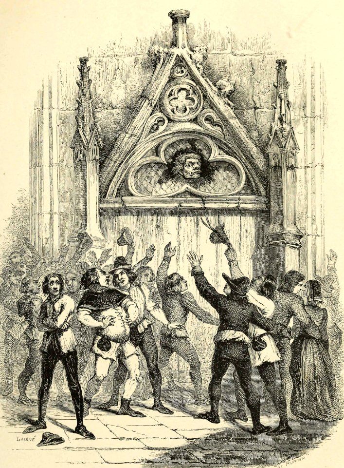 Grimaces at the Chapel