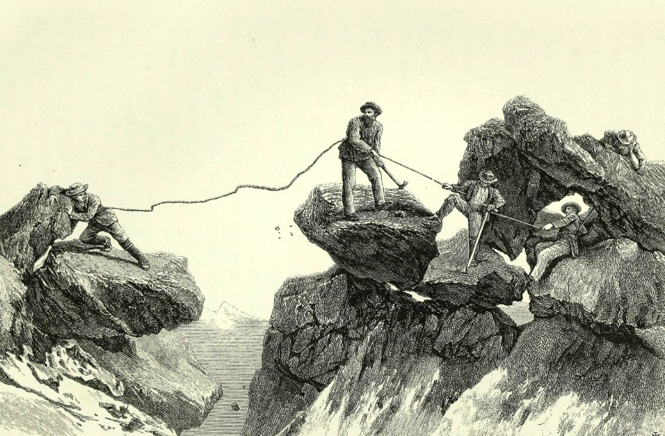 Descending the Pointe des Écrins
