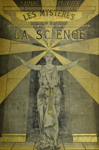 Les mystères de la science—Cover. Free illustration for personal and commercial use.