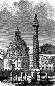 Trajan’s Column. Free illustration for personal and commercial use.