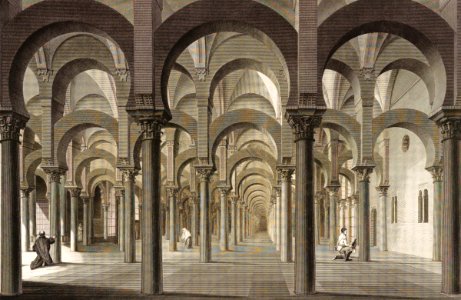 Mosque–Cathedral of Córdoba. Free illustration for personal and commercial use.
