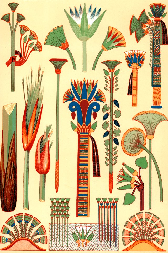 Owen Jones famous 19th Century Grammar of Ornament. One of the finest graphic design books ever produced. From our own original antique chromolithographic version of the famous book we have created a high resolution digitally enhanced copy for you.