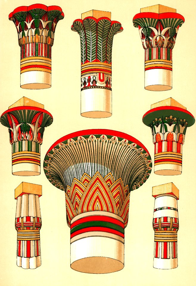 Owen Jones famous 19th Century Grammar of Ornament. One of the finest graphic design books ever produced. From our own original antique chromolithographic version of the famous book we have created a high resolution digitally enhanced copy for you.