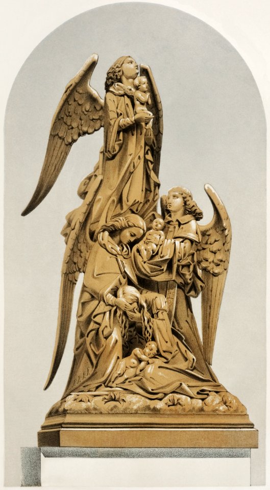 The massacre of the innocents carved in wood by Geerts of Louvain from the Industrial arts of the Nineteenth Century (1851-1853) by Sir Matthew Digby wyatt (1820-1877).