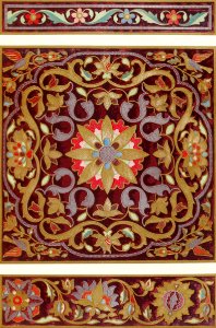 Specimens of Russian embroidery from the Industrial arts of the Nineteenth Century (1851-1853) by Sir Matthew Digby wyatt (1820-1877).