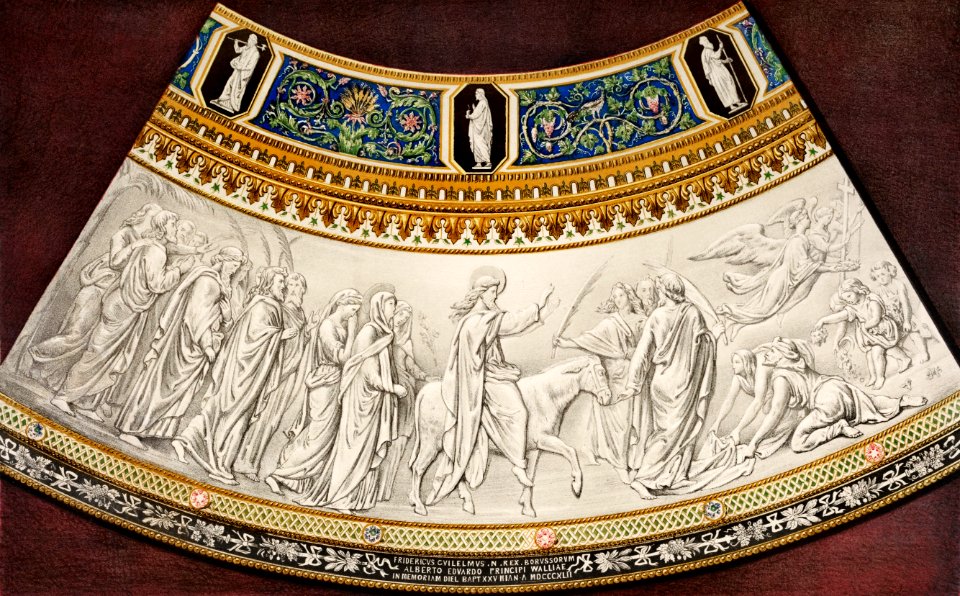 Portion of a silver shield from the Industrial arts of the Nineteenth Century (1851-1853) by Sir Matthew Digby wyatt (1820-1877).