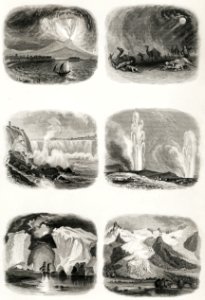 Natural Scenery and Phenomena from A History of the Earth and Animated Nature (1820) by Oliver Goldsmith (1730-1774). Digitally enhanced from our own original edition.