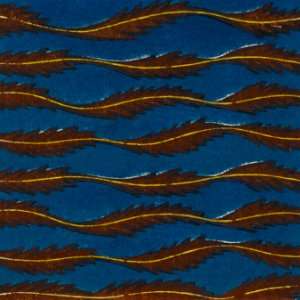Vintage woodblock print of Japanese textile from Shima-Shima (1904) by Furuya Korin. Digitally enhanced from our own original edition.