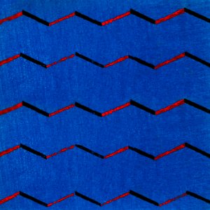 Vintage woodblock print of Japanese textile from Shima-Shima (1904) by Furuya Korin. Digitally enhanced from our own original edition.