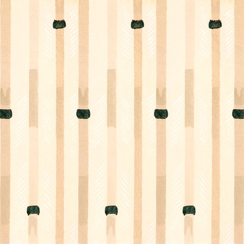 Vintage woodblock print of Japanese textile from Shima-Shima (1904) by Furuya Korin. Digitally enhanced from our own original edition.