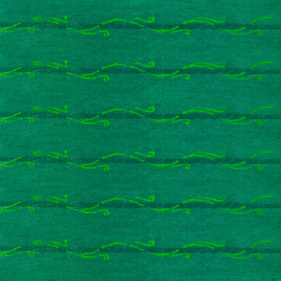Vintage woodblock print of Japanese textile from Shima-Shima (1904) by Furuya Korin. Digitally enhanced from our own original edition.