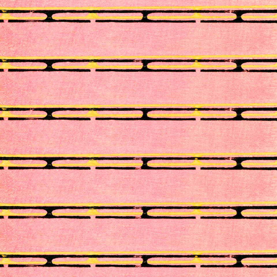Vintage woodblock print of Japanese textile from Shima-Shima (1904) by Furuya Korin. Digitally enhanced from our own original edition.